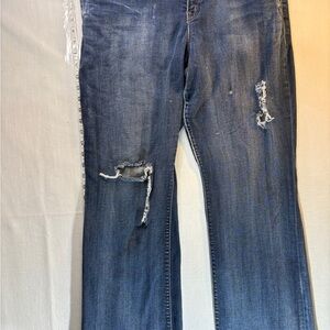 Torrid Blue Straight Leg Jeans Classic Denim